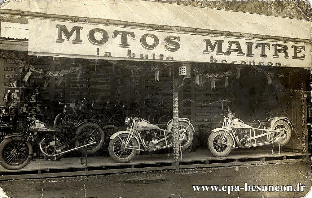 MOTOS MAITRE - La butte besançon